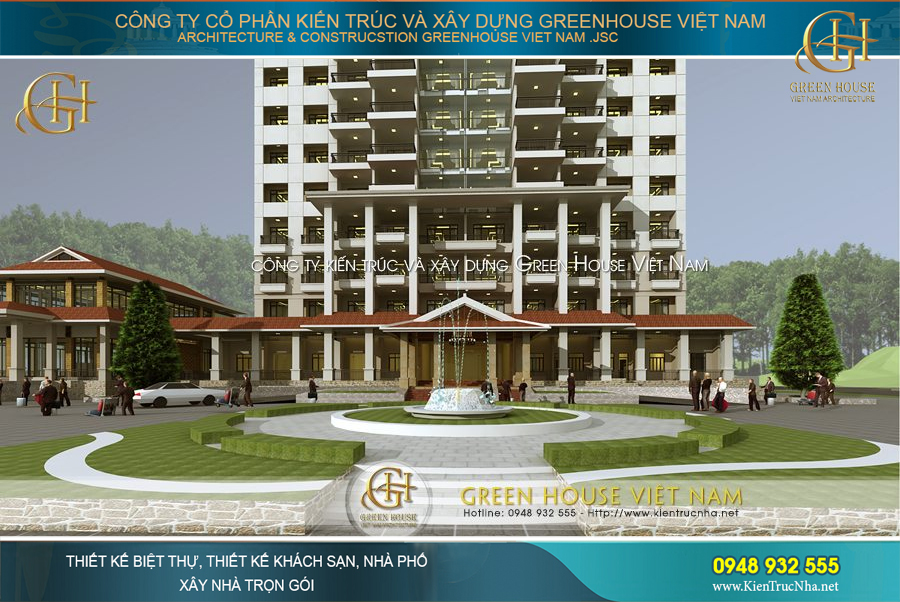 thiết kế tổ hợp khu nghỉ dưỡng