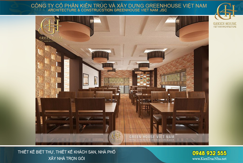 thiết kế nội thất nhà hàng hải sản đẹp ấn tượng, thu hút tại Bắc Giang