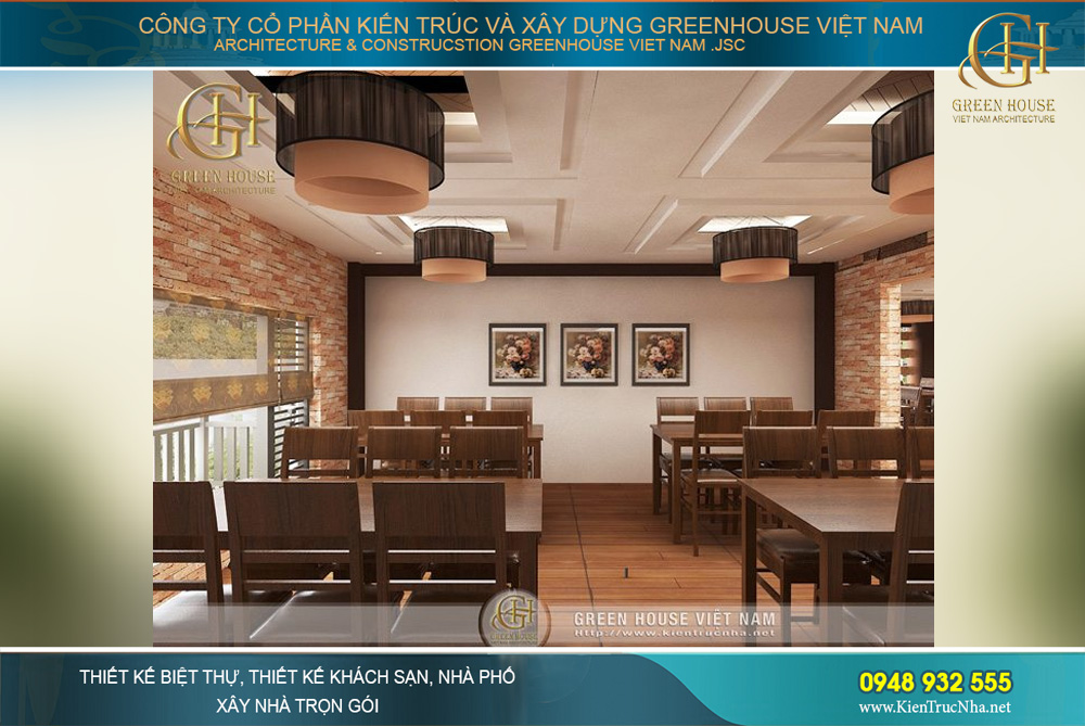 thiết kế nội thất nhà hàng hải sản đẹp ấn tượng, thu hút tại Bắc Giang