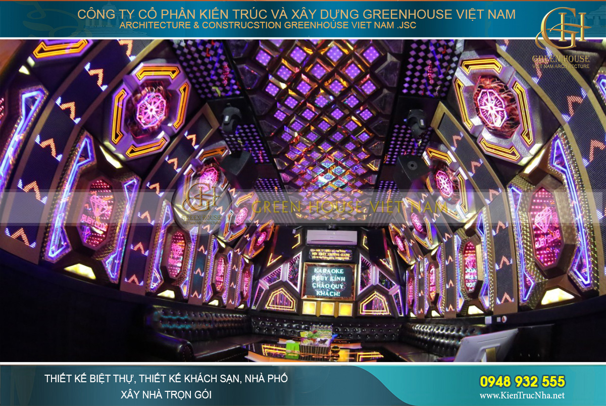 thiết kế nội thất quán karaoke thiết kế nội thất quán karaoke