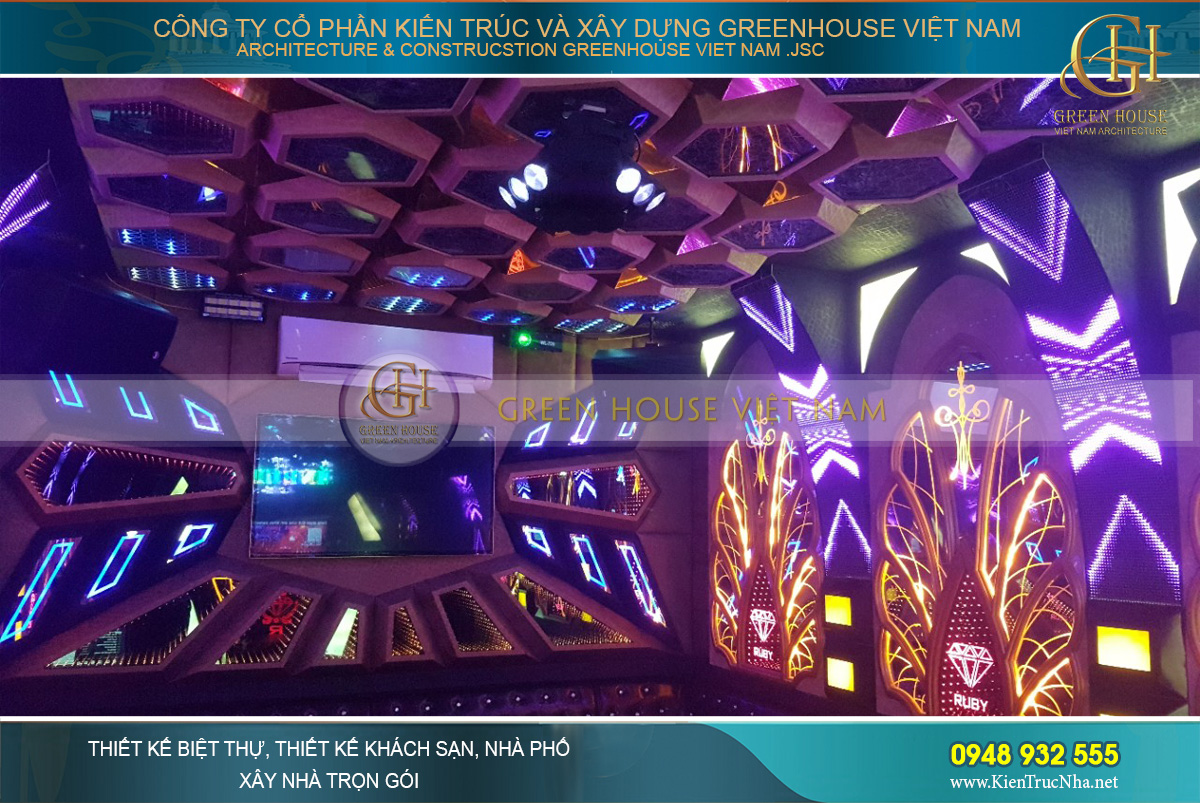 thiết kế nội thất quán karaoke thiết kế nội thất quán karaoke