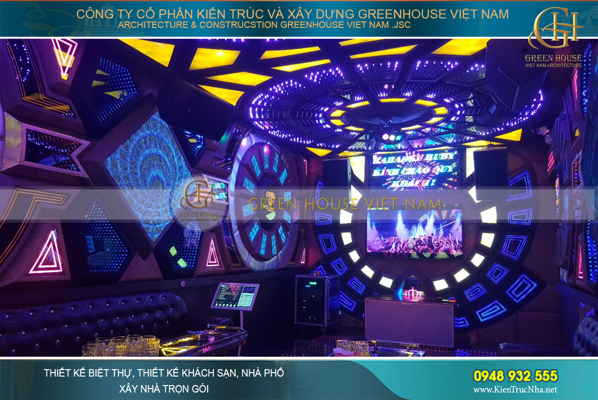 thiết kế nội thất quán karaoke thiết kế nội thất quán karaoke