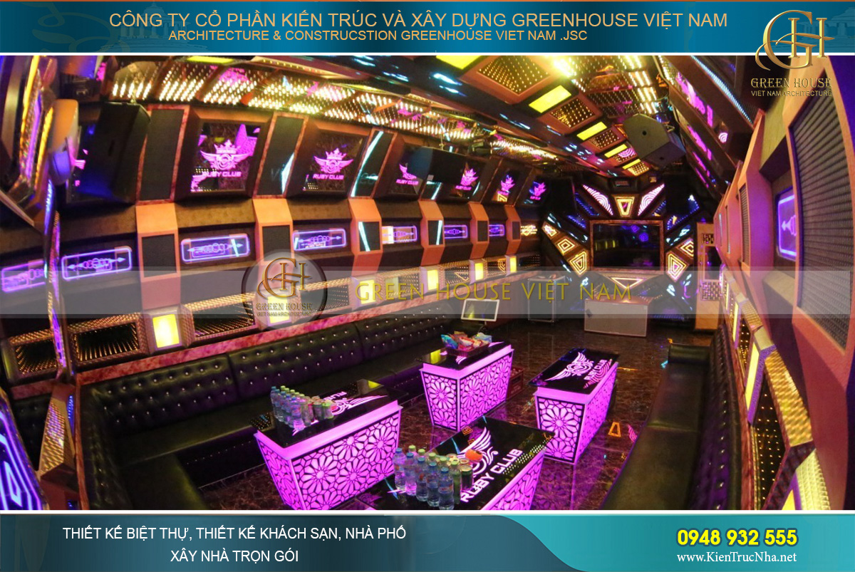 thiết kế nội thất quán karaoke thiết kế nội thất quán karaoke