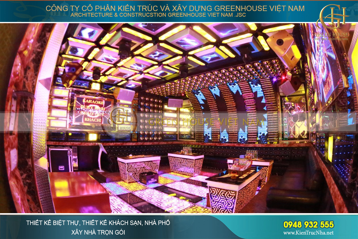 thiết kế nội thất quán karaoke thiết kế nội thất quán karaoke