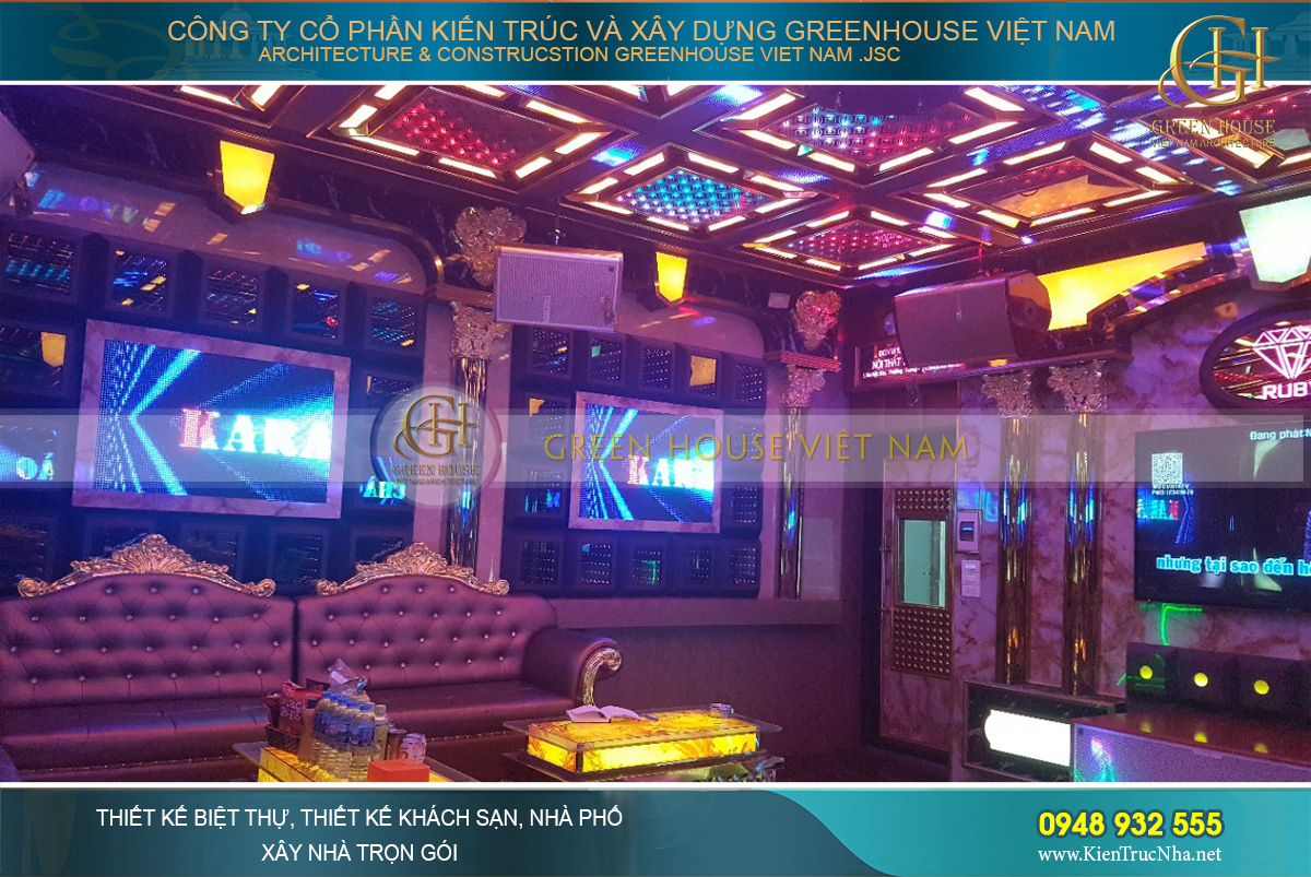 thiết kế nội thất quán karaoke thiết kế nội thất quán karaoke