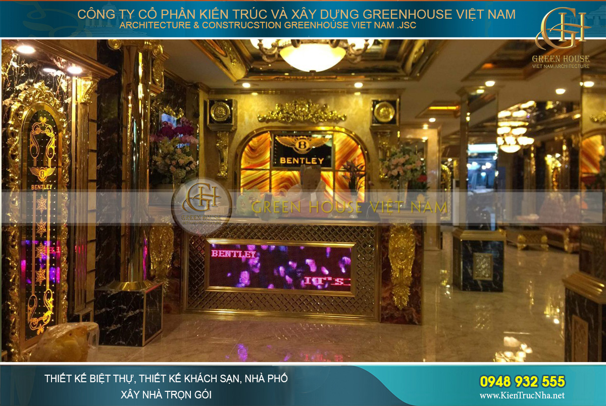thiết kế nội thất quán karaoke cổ điển thiết kế nội thất quán karaoke cổ điển