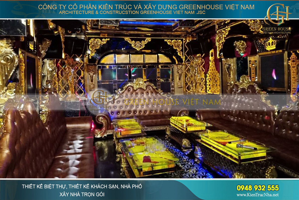 thiết kế nội thất quán karaoke cổ điển thiết kế nội thất quán karaoke cổ điển