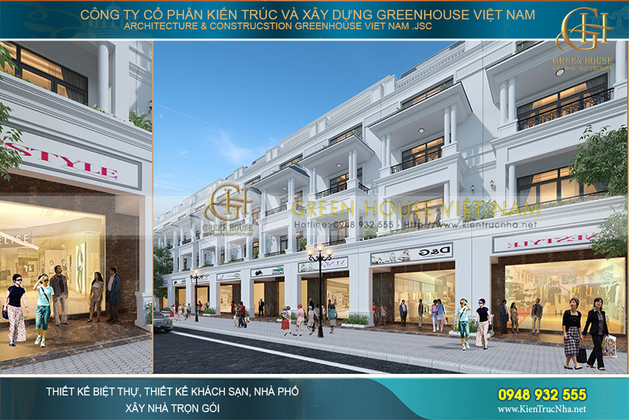 Dự án quy hoạch Shophouse khu đi bộ 68m tại Bắc Giang