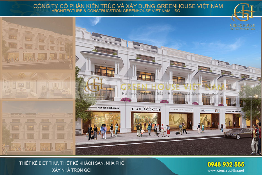 Dự án quy hoạch Shophouse khu đi bộ 68m tại Bắc Giang