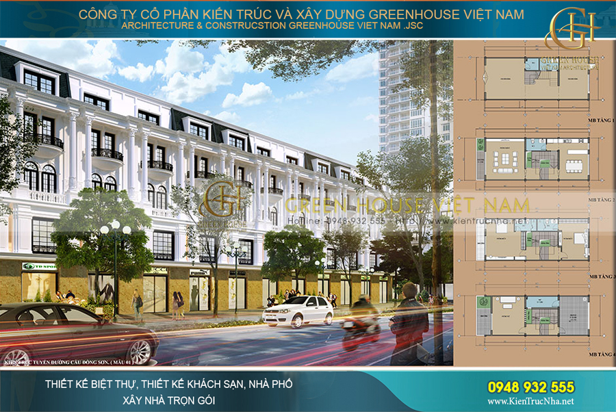 Thiết kế quy hoạch nhà ở tuyến đường dẫn cầu Đông Sơn Bắc Giang