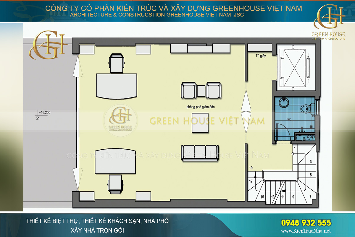 thiết kế văn phòng công ty tại Hà Nội
