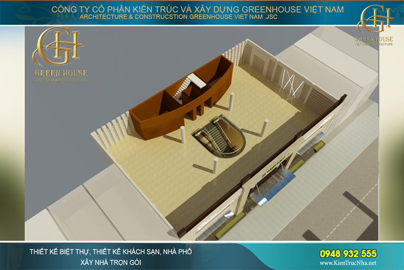 thiết kế showroom chăn ga
