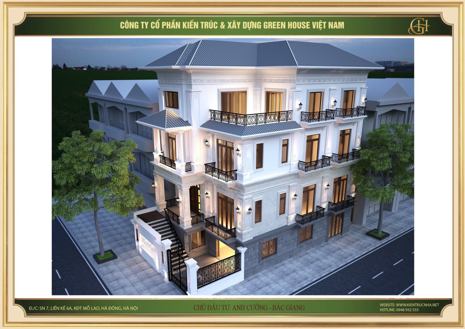 Xây dựng nhà biệt thự chuẩn phong thủy và những điều cần biết 2024