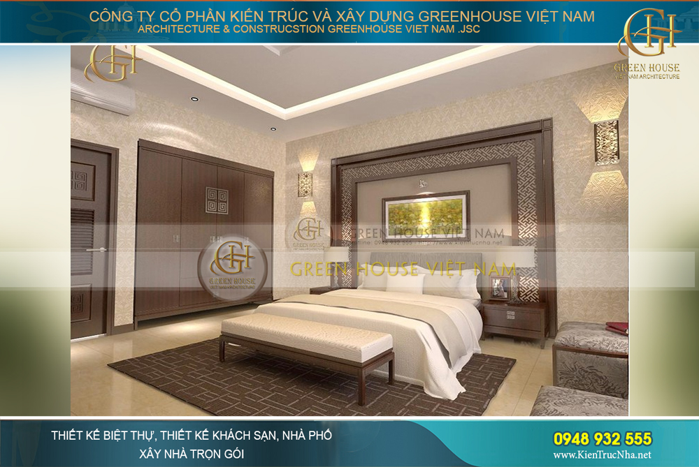 Cách bố trí nội thất phòng ngủ hợp phong thủy mà chủ nhân vô cùng đề cao trong căn phòng của mình.