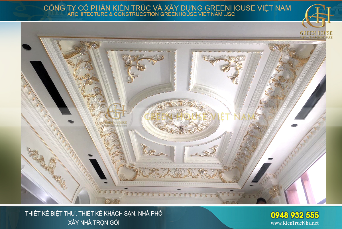 Thiết kế biệt thư tân cổ điển sang trọng Thiết kế biệt thư tân cổ điển sang trọng
