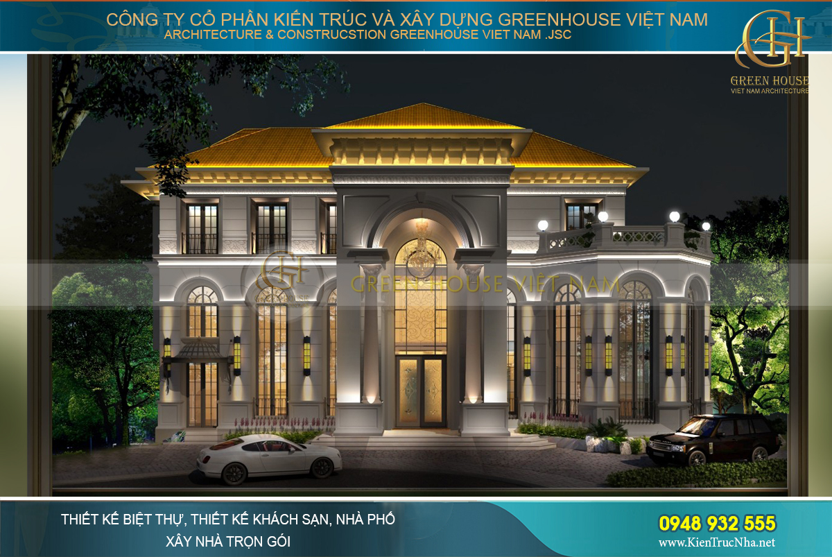 Biệt thự tân cổ điển đẳng cấp Biệt thự tân cổ điển đẳng cấp