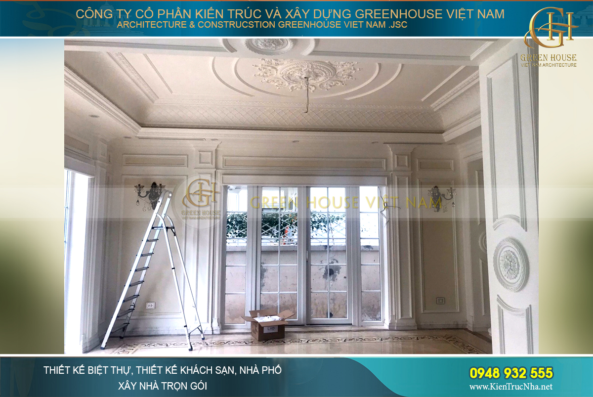 Thiết kế biệt thự tân cổ điển mới Thiết kế biệt thự tân cổ điển mới