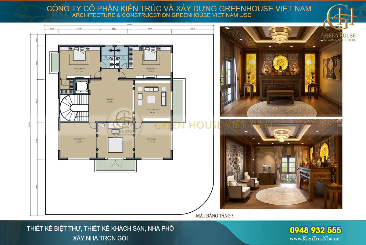 biệt thự tân cổ điển 3 tầng tại đà nẵng