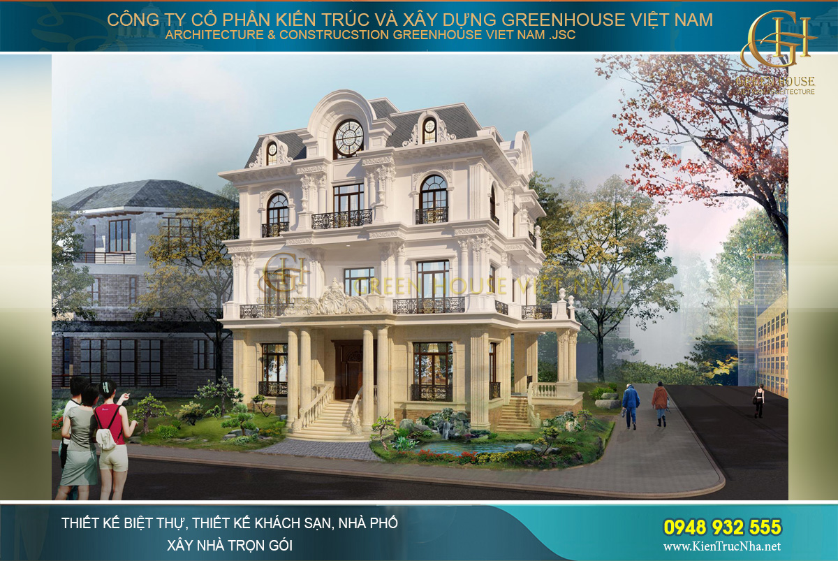 biệt thự tân cổ điển 3 tầng tại đà nẵng