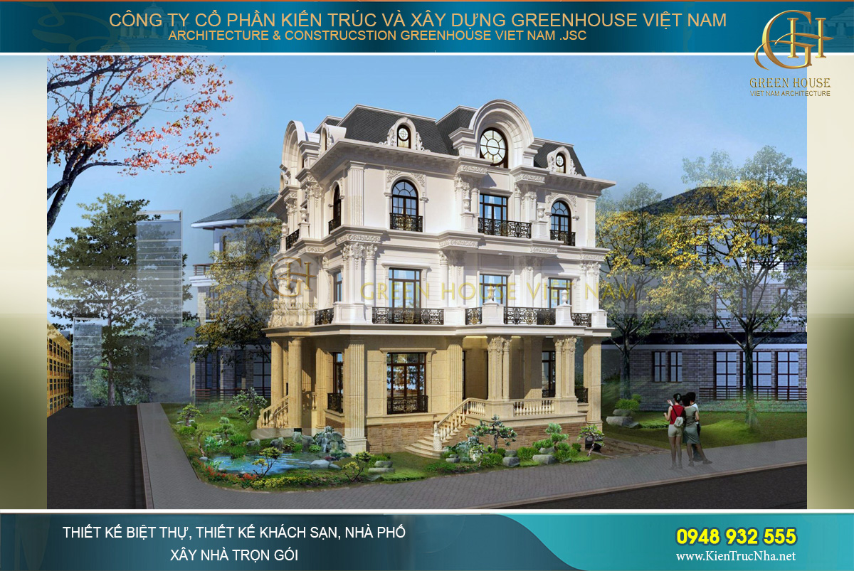 biệt thự tân cổ điển 3 tầng tại đà nẵng