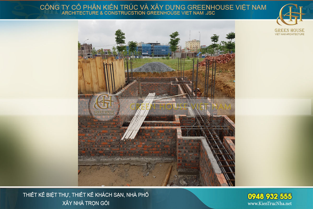 thi công thực tế biệt thự tân cổ điển thi công thực tế biệt thự tân cổ điển