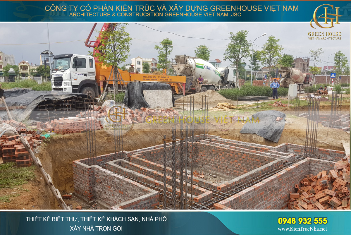 thi công thực tế biệt thự tân cổ điển thi công thực tế biệt thự tân cổ điển