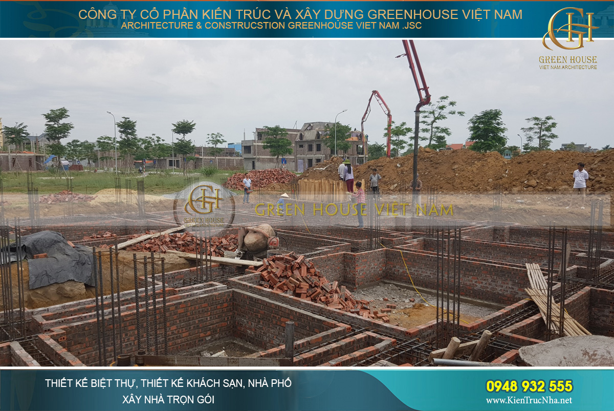 thi công thực tế biệt thự tân cổ điển thi công thực tế biệt thự tân cổ điển