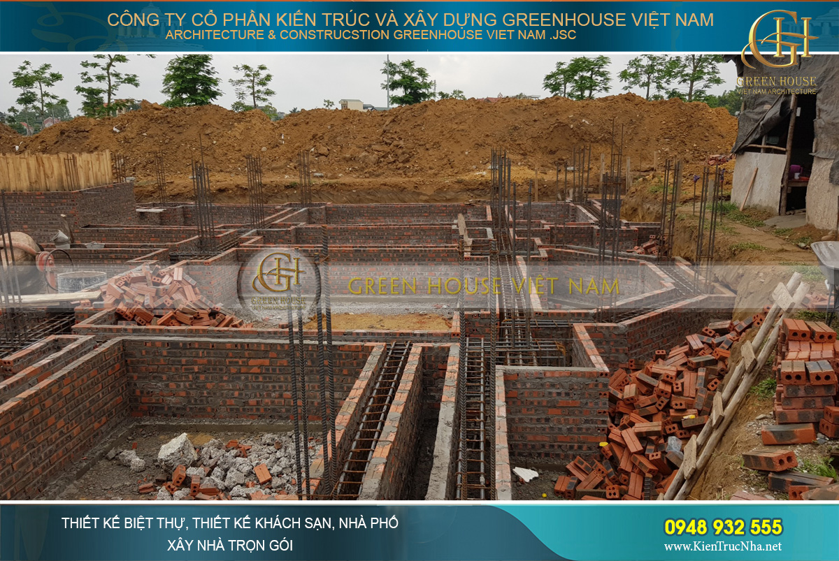thi công thực tế biệt thự tân cổ điển thi công thực tế biệt thự tân cổ điển