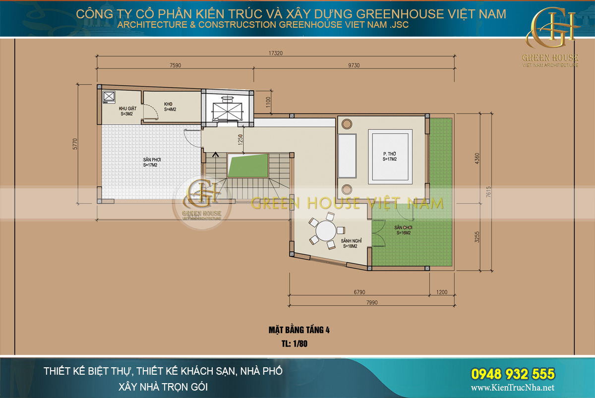 thiết kế biệt thự phố tân cổ điển kết hợp kinh doanh tại Bắc Giang