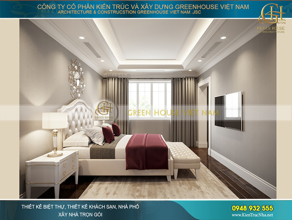 Vào những ngày hè nắng gắt, rèm cửa sẽ giúp cản ánh nắng và giảm nhiệt độ tốt hơn cho căn phòng ngủ