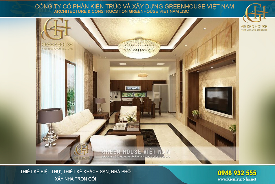 Green House Việt Nam chọn lựa những nội thất trang trí có chất lượng cao, mang tới không gian sống lý tưởng cho chủ đầu tư