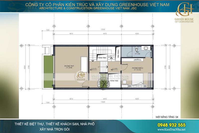Tại mỗi phòng ngủ đều thiết kế nhà vệ sinh riêng phục vụ cho nhu cầu sinh hoạt cá nhân