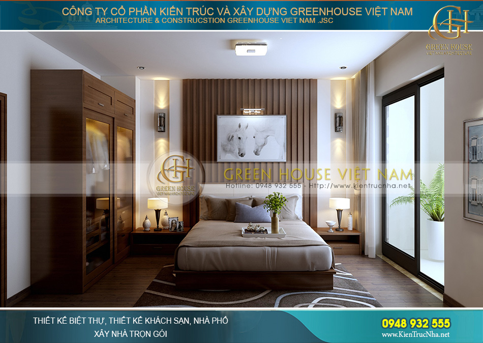 Thiết kế phòng ngủ đẹp đơn giản với xu hướng hiện đại hợp thời