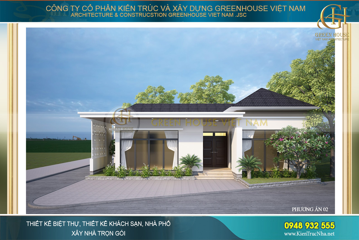 Thiết kế ngôi nhà với không gian cây cảnh vừa tạo điểm nhấn thú hút lại khiến không gian trở nên thanh lịch, có sức sống