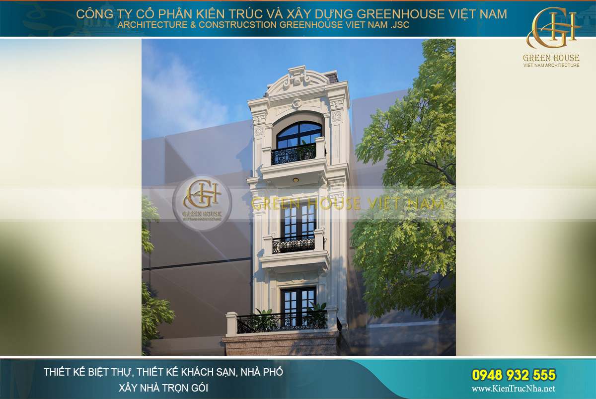 Nước sơn trắng tinh khôi, thanh lịch mà sang trọng
