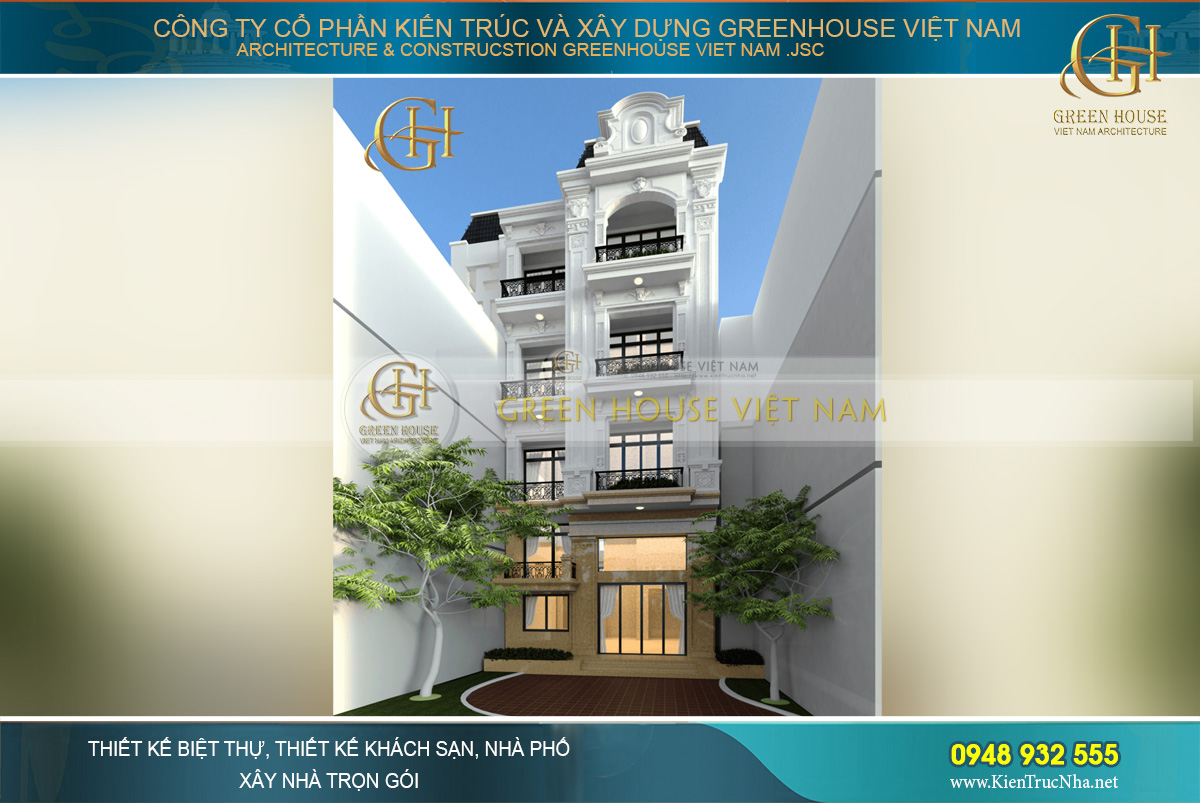 Ngắm nhìn công trình này ít ai có thể nghĩ là được xây dựng trên một khu đất méo, lệch