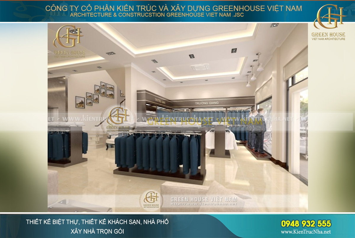 Không gian kinh doanh được trang trí nhã nhặn, thời thượng và sang trọng
