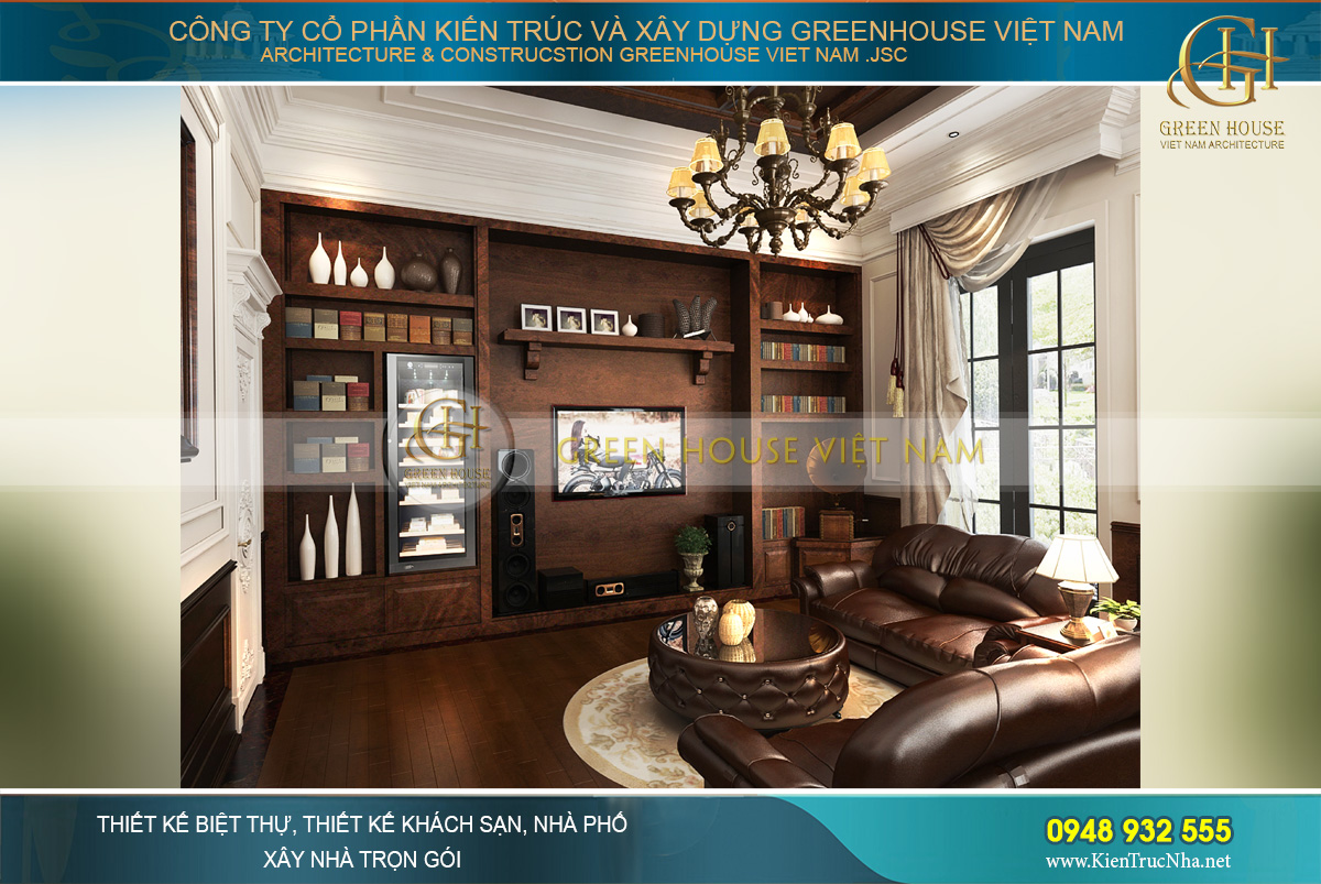 thiết kế nội thất biệt thự cổ điển tại Phan Thiết