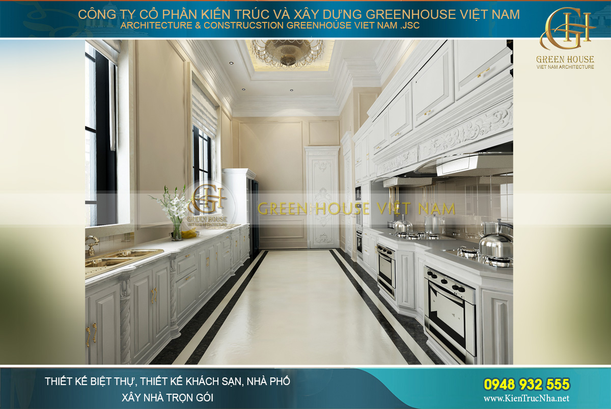 thiết kế nội thất biệt thự cổ điển tại Phan Thiết