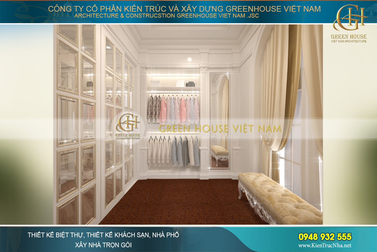 thiết kế nội thất biệt thự cổ điển tại Phan Thiết