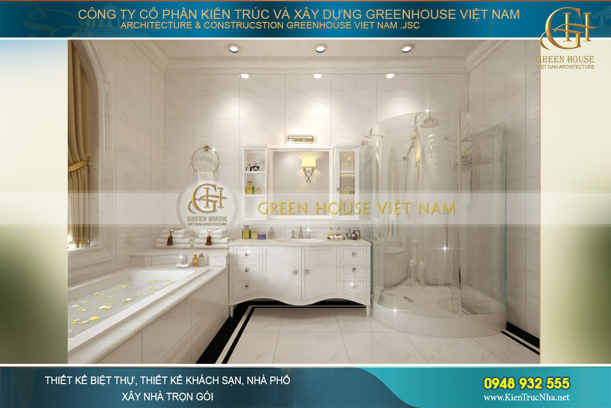 thiết kế nội thất biệt thự cổ điển tại Phan Thiết