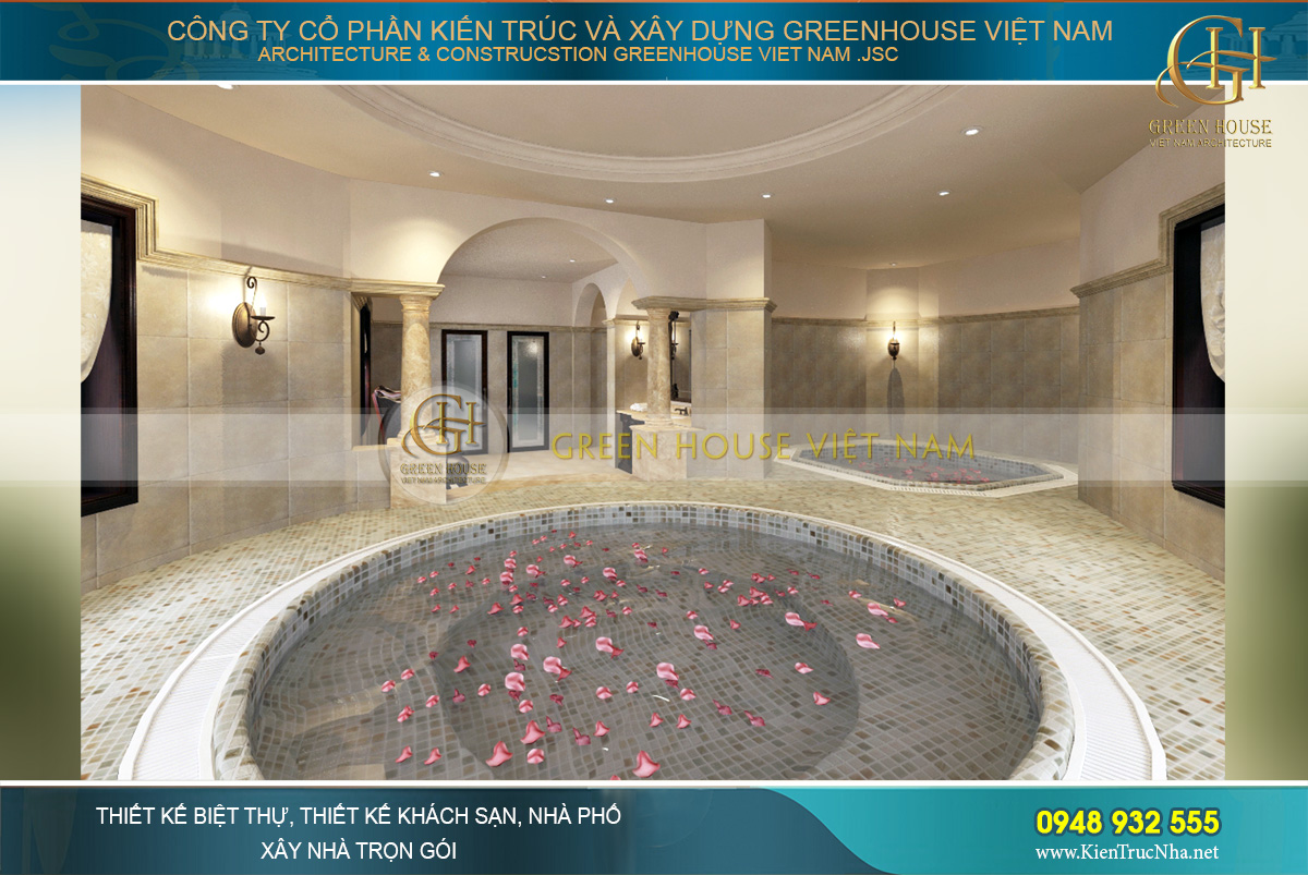 thiết kế nội thất biệt thự cổ điển tại Phan Thiết