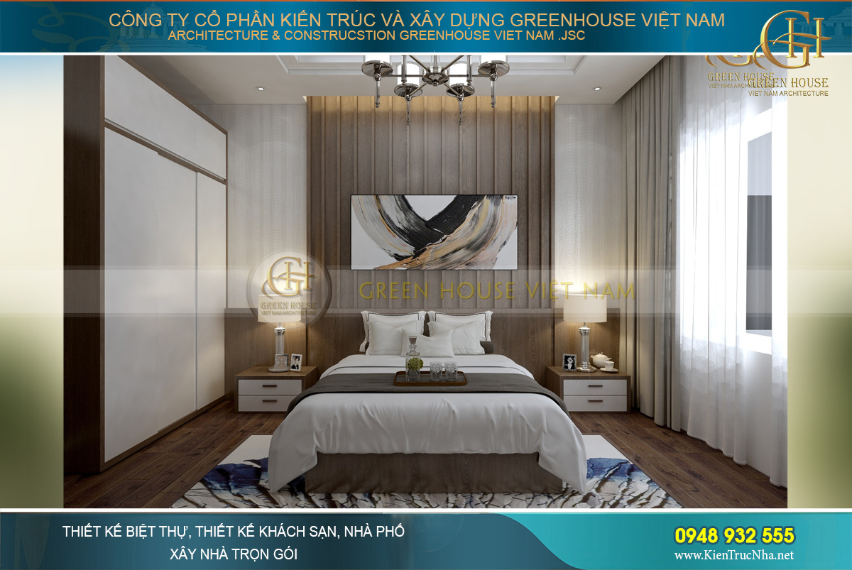 thiết kế nội thất biệt thự hiện đại Bắc Giang