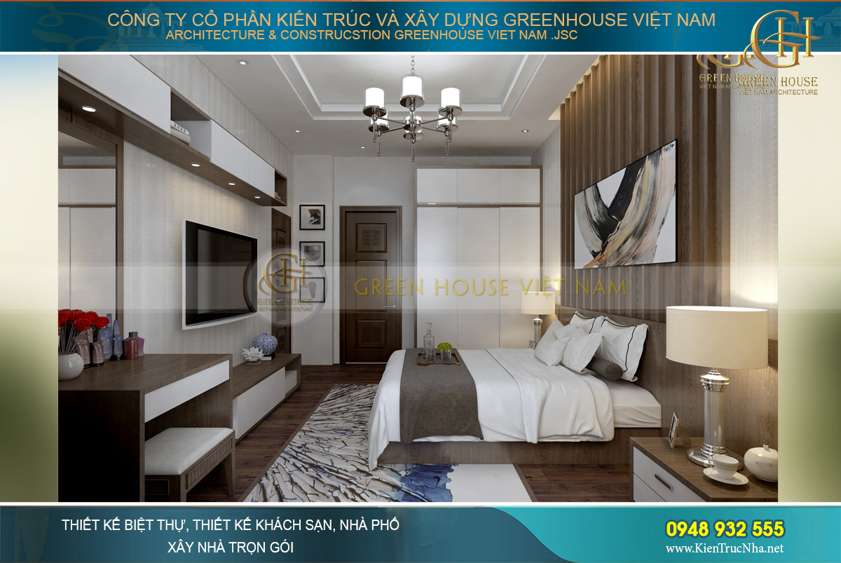 thiết kế nội thất biệt thự hiện đại Bắc Giang