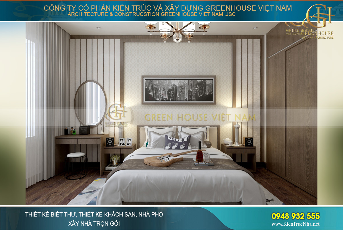 thiết kế nội thất biệt thự hiện đại Bắc Giang