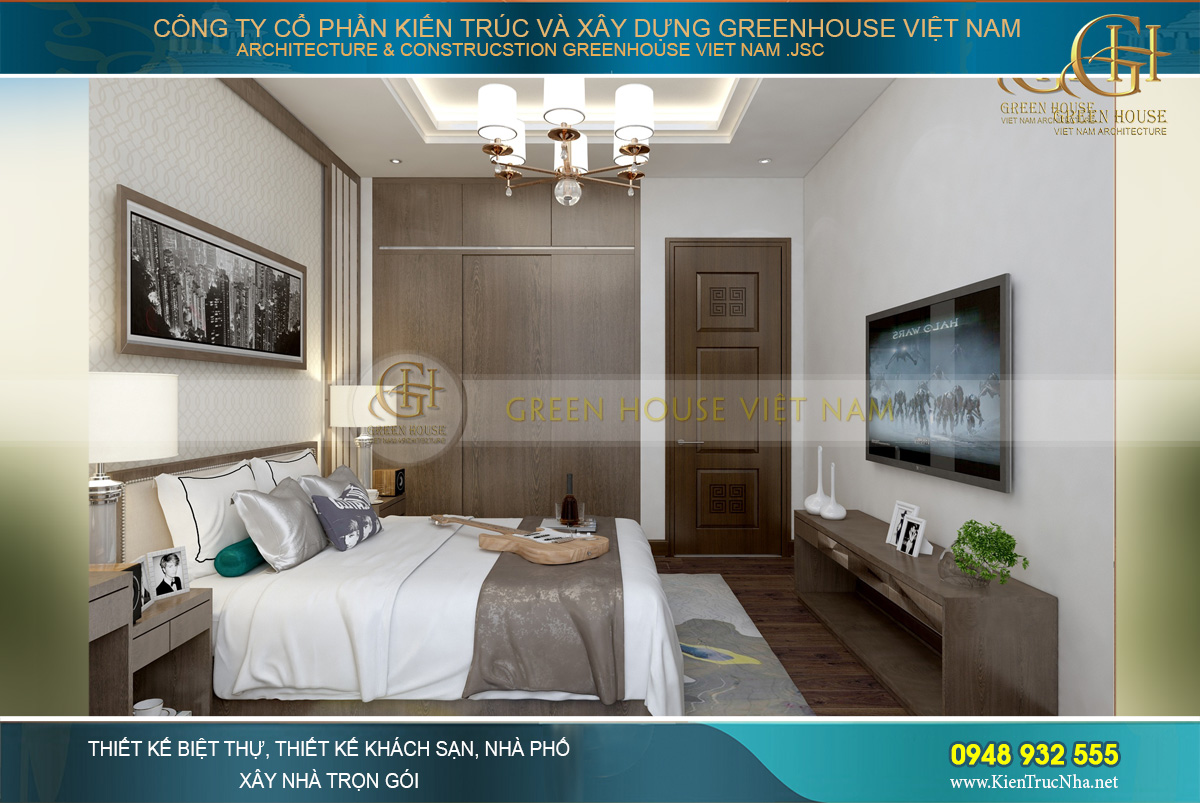 thiết kế nội thất biệt thự hiện đại Bắc Giang