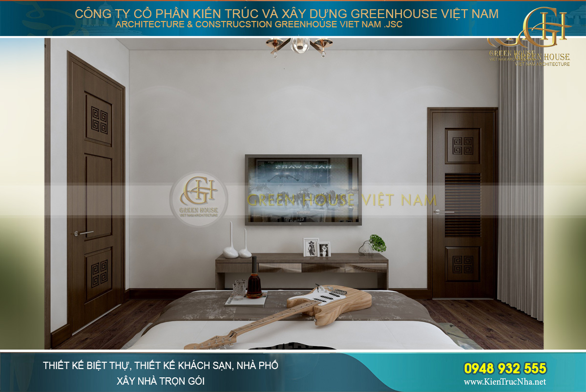 thiết kế nội thất biệt thự hiện đại Bắc Giang