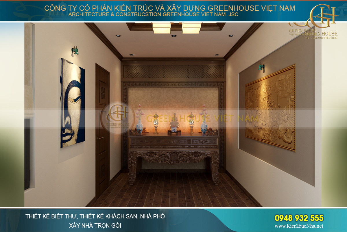 thiết kế nội thất biệt thự hiện đại Bắc Giang