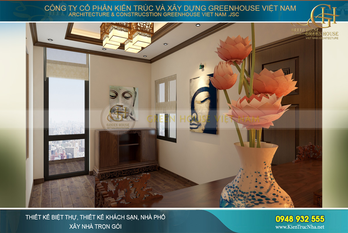 thiết kế nội thất biệt thự hiện đại Bắc Giang