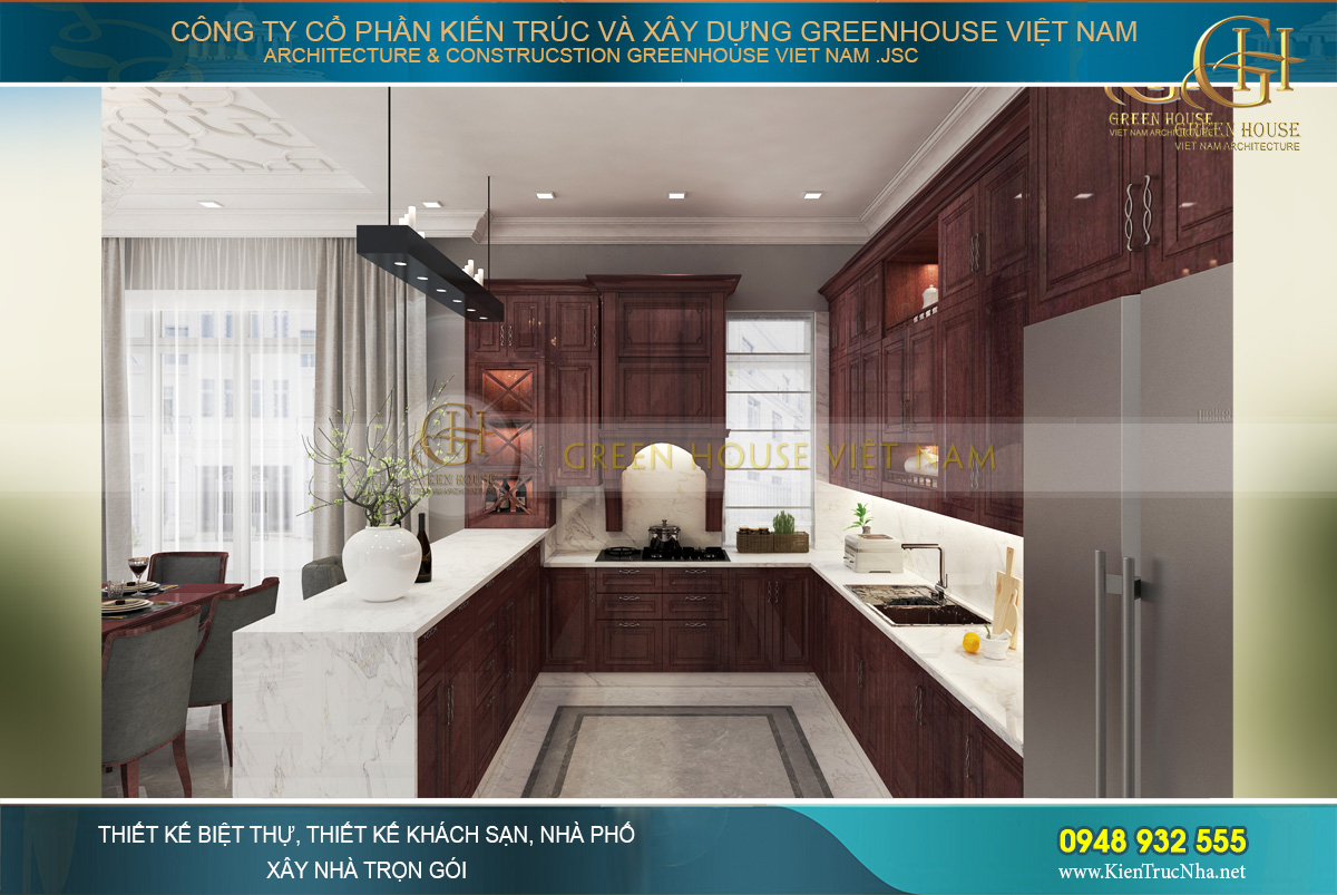 thiết kế nội thất biệt thự tân cổ điển hà nội